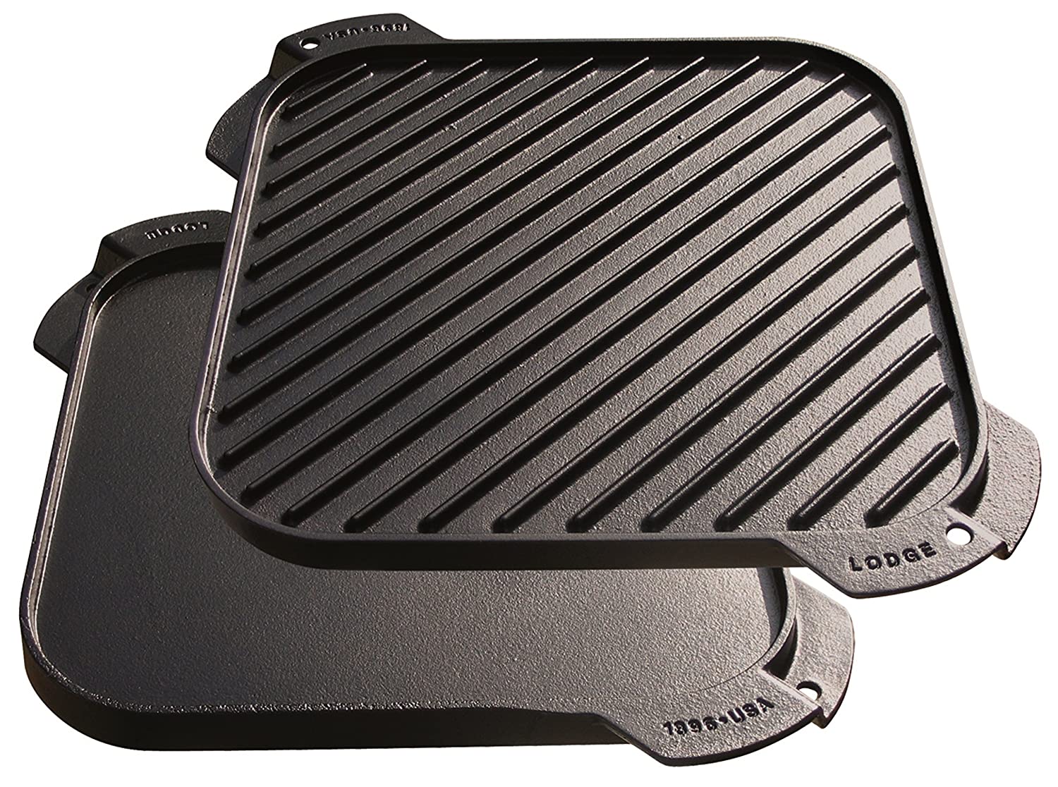 Lodge - 10.5 Inch Cast Iron Reversible Grill/Griddle