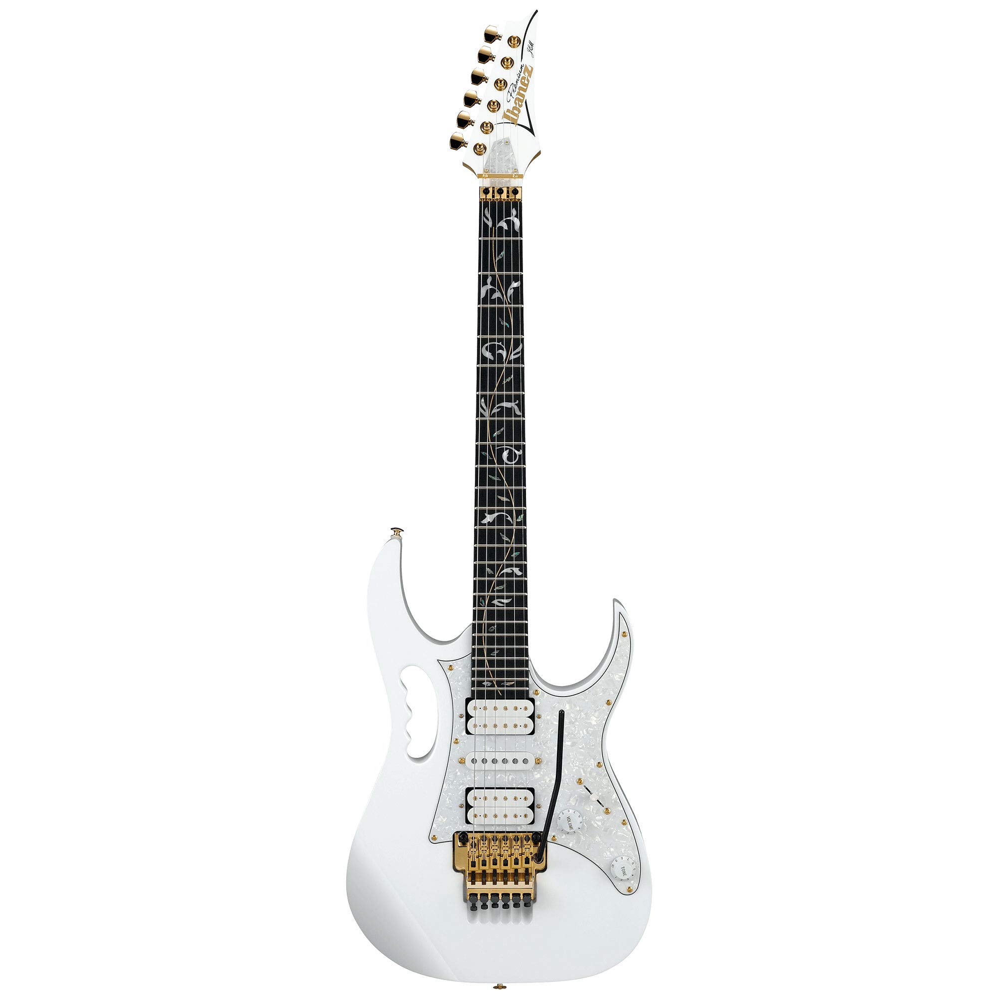 Ibanez - JEM7V, 6 String String Solid-Body Electric Guitar, Right, White