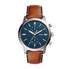 Fossil Men's Townsman 44mm Chronograph Luggage Leather Watch