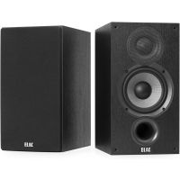 ELAC - Debut 2.0 5.25" Bookshelf Speakers with MDF Cabinets, Black 