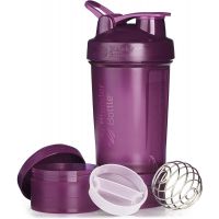 BlenderBottle - ProStak Bottle W/ Organizer & Storage, 22oz, Plum