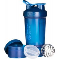 BlenderBottle - ProStak Bottle W/ Organizer & Storage, 22oz, Navy